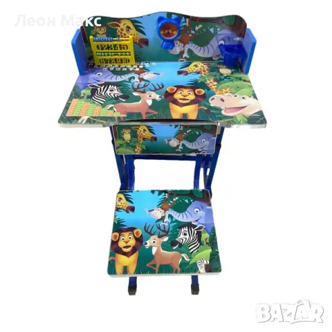 Детско бюро със столче, чин със стол, MDF метал , снимка 4 - Други - 48017567