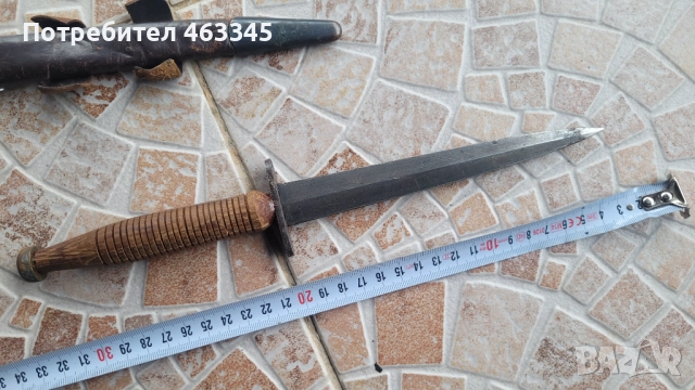 Нож, кама, кинжал. десантен британски нож Fairbairn Sykes, снимка 3 - Антикварни и старинни предмети - 52021776