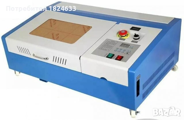 40W CO2 Лазер за гравиране и рязане Co2 laser  300*200мм, снимка 2 - Други машини и части - 37428551