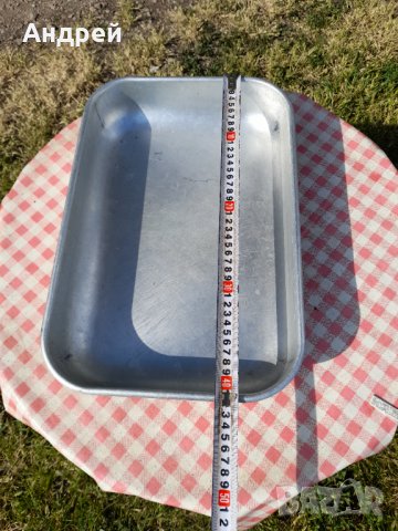 Стара алуминиева тава #10, снимка 4 - Други ценни предмети - 33163543