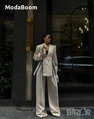 Официален дамски бял комплект от две части , снимка 7 - Комплекти - 47543551