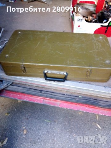 Стар метален военен куфар , снимка 4 - Антикварни и старинни предмети - 37898053