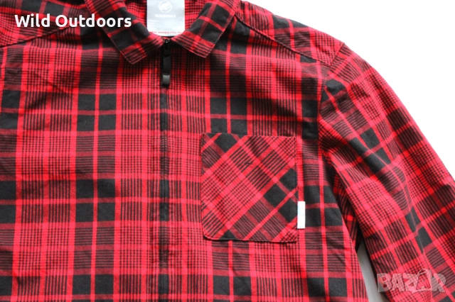 MAMMUT - мъжка спортна риза, размер L, снимка 2 - Спортни дрехи, екипи - 53089089