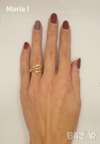 Златни пръстени Пирон, снимка 6 - Пръстени - 52639042