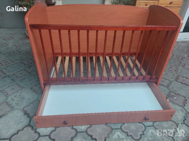 дървена кошара 120 на 60 см, снимка 3 - Бебешки легла и матраци - 51638286