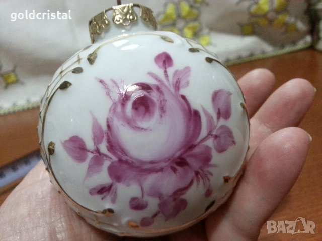 Порцеланова топка за елха , снимка 4 - Антикварни и старинни предмети - 43689522