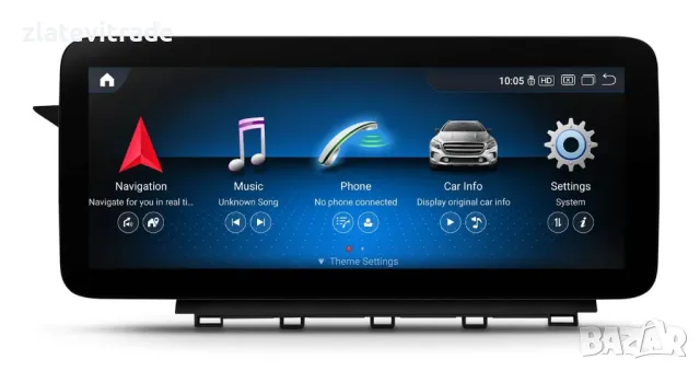 MERCEDES Benz GLK-Class X204 2008-2012 NTG 4.0 - 12.3'' Андроид Навигация/1229+12, снимка 5 - Навигация за кола - 47626990