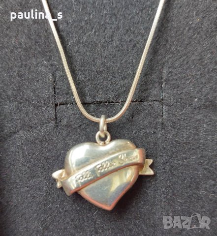 Марково сребърно сърце / Сърце / "Follie Follie" Show, снимка 5 - Колиета, медальони, синджири - 32733353