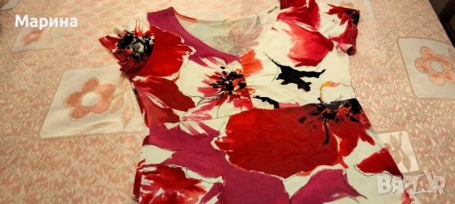 Блуза с къс ръкав 