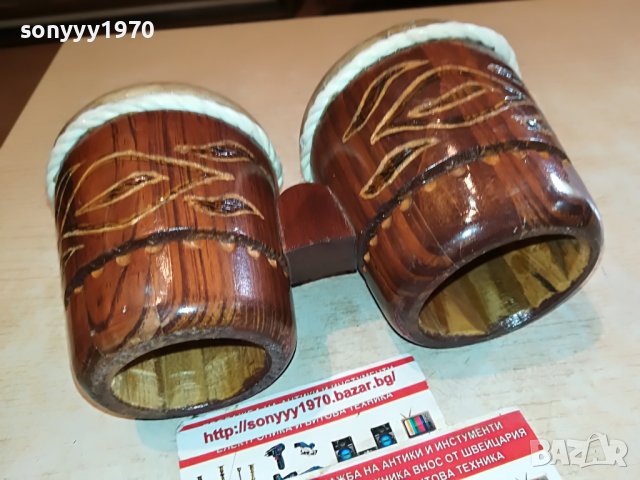 🛑РЕТРО БАРАБАНИ 20Х10Х10СМ-ВНОС SWISS, снимка 2 - Антикварни и старинни предмети - 38271977