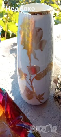 Винтидж ваза,пепелник Мурано,Бавария порцелан, снимка 4 - Други ценни предмети - 47526158