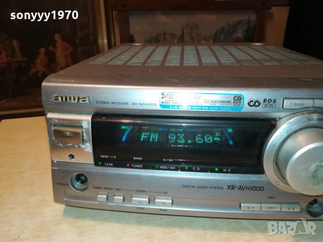 AIWA MX-NAWH1000EZ-RECEIVER 2201222014, снимка 10 - Ресийвъри, усилватели, смесителни пултове - 35526422