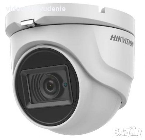 ULTRA HD Водоустойчива Метална Камера Hikvision DS-2CE76H0T-ITMFS 2.8мм 5MP EXIR IR 30M AoC Микрофон, снимка 1 - HD камери - 32446409