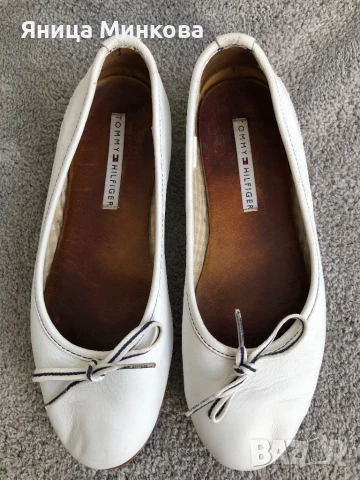 Дамски обувки Tommy Hilfiger, естествена кожа