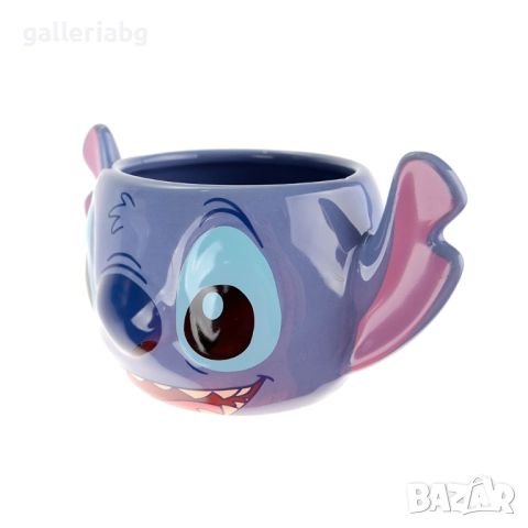 3D керамична чаша Stitch – анимационен герой, 200 мл, снимка 4 - Чаши - 51679509