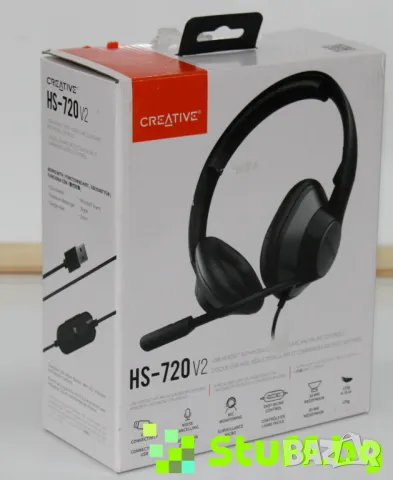 Слушалки Creative HS-720 V2, снимка 1 - Слушалки за компютър - 49182089