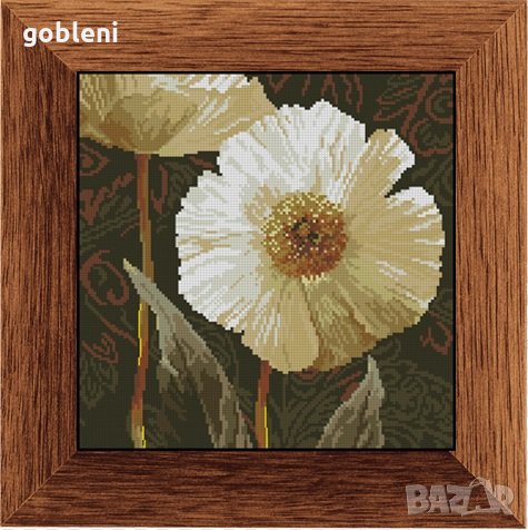 гоблен-триптих "В КАФЯВО" Д 46- размери /48*16/ см.; 20 цвята; 48 лв., снимка 2 - Гоблени - 32623178