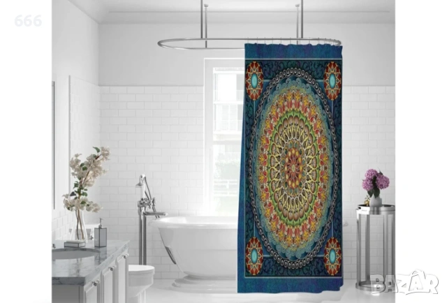 Завеса за баня 1.80см / 1.80см, снимка 6 - Други стоки за дома - 53025630