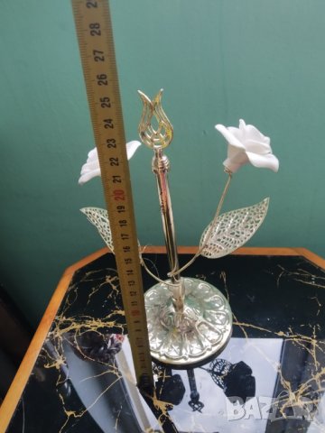 посребрена метална декорация, снимка 2 - Други - 39044411