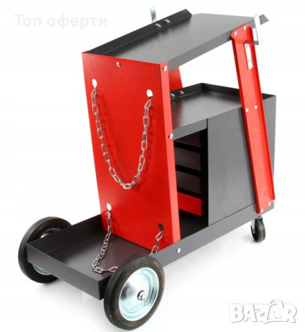 Количка за заваръчни апарати MAR-POL M66612, с 4 чекмеджета, снимка 5 - Други машини и части - 43353220