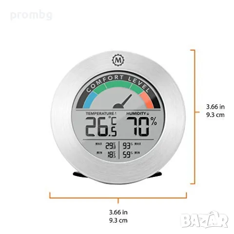 влагомер и термометър, метеорологична станция, Германия, MEBUS, снимка 2 - Други - 17110642