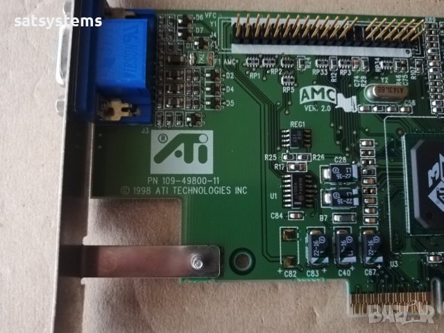 Видео карта ATI 3D Rage Pro Turbo 8MB AGP, снимка 6 - Видеокарти - 36663126