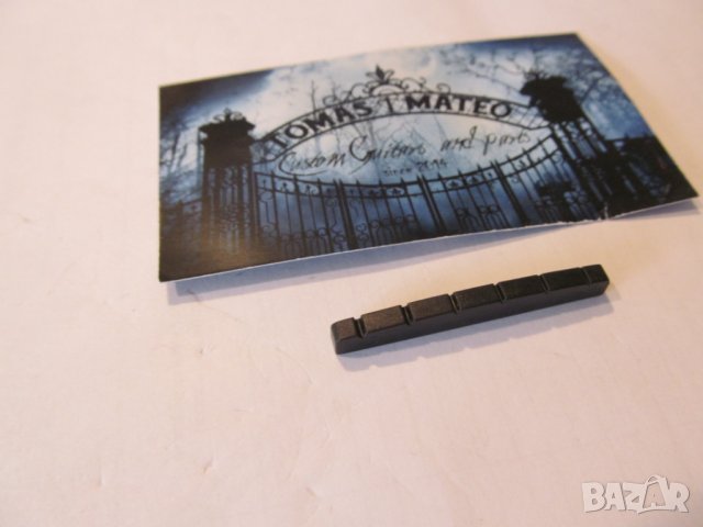 Черен NUT за Stratocaster  и Telecaster, снимка 5 - Китари - 29060518