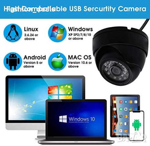  Нова Външна охранителна камера домашно видеонаблюдение Охрана, снимка 5 - Комплекти за видеонаблюдение - 40413800