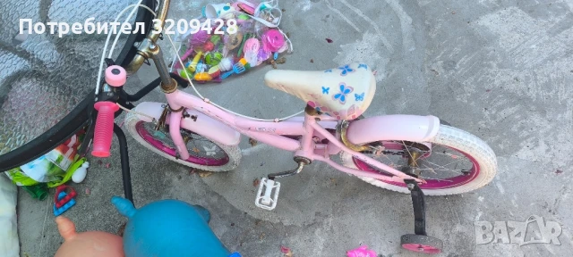 Детско колело с помощни колелца Bella 16х2.125, снимка 4 - Детски велосипеди, триколки и коли - 51079925