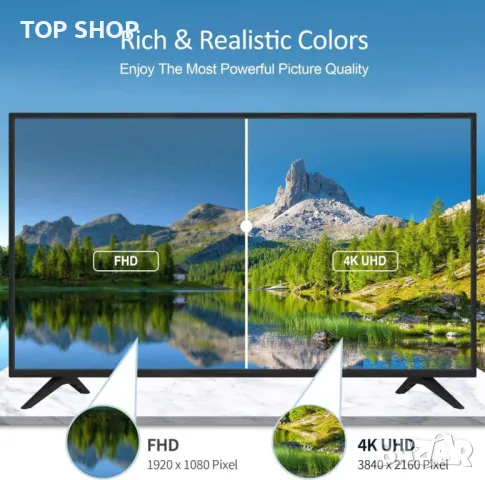 Вътрешна телевизионна антена Fivglrig, 360° и 400+ километра приемане, магнитна основа, снимка 5 - Приемници и антени - 49488081