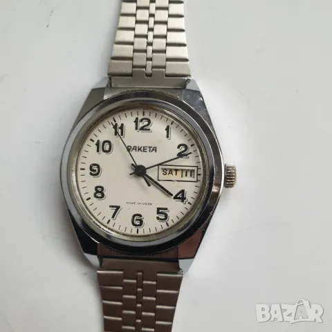 Стар ретро Механичен Часовник Ракета, снимка 7 - Антикварни и старинни предмети - 49222347