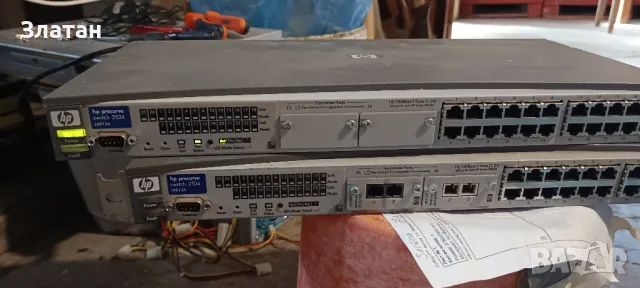 HP Procurve Switch 2524/ суич 24 портов, снимка 3 - Суичове - 47496248