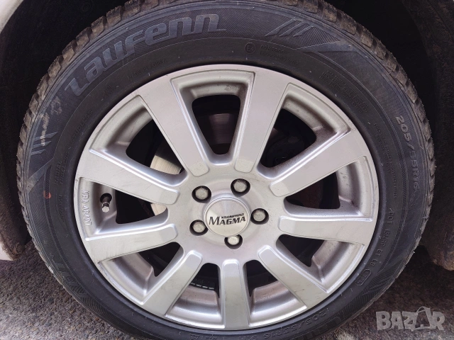 джанти с гуми 205 55 16 LAUFENN зимни , subaru impreza 2007-2012 , снимка 2 - Гуми и джанти - 53178751