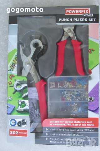 НОВ сарашки комплект Револверни клещи , пробивна замба, замба с въртящ барабан сарашки, снимка 12 - Клещи - 20468957