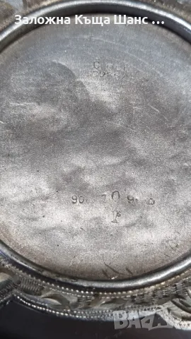 Vintage сребърна пудриера проба 900, снимка 6 - Антикварни и старинни предмети - 49319248