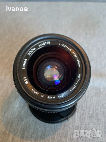 обектив SIGMA Zoom Master 1:3.5-4.5 f=35-70mm Multi Coated, снимка 1