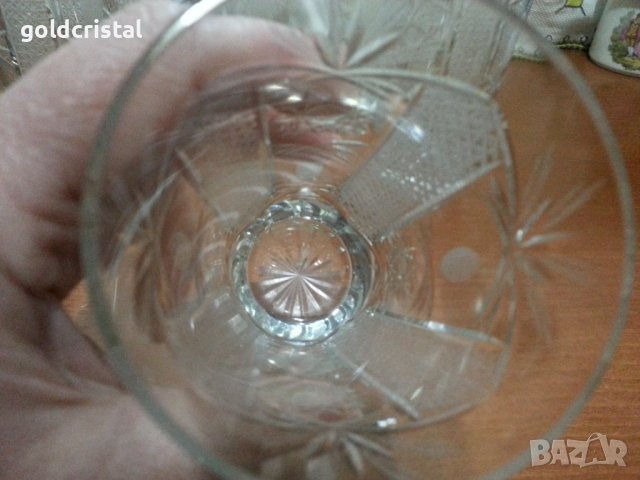  кристални чаши , снимка 14 - Антикварни и старинни предмети - 26819794