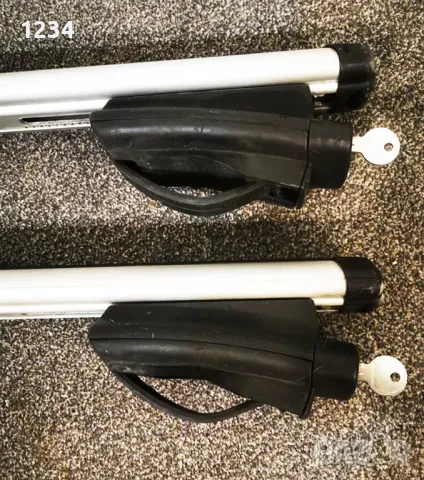 THULE aero bar алуминиев багажник напречни греди за монтаж на надлъжни рейки 110cm, снимка 3 - Аксесоари и консумативи - 50353816