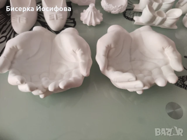 Заготовки  за вашите проекти + Кашпи съдове от керамична смес 