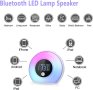 Музикален Bluetooth LED часовник - изгрев залез SG1, снимка 3