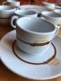 чаши с подложни чинийки за кафе и лого Нова Бразилия- 7 броя, снимка 1 - Сервизи - 40519638