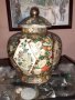 Satsuma Сатцума стара голяма ваза буркан порцелан печат, снимка 2