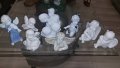 Колекция бели порцеланови ангелчета.Много запазени., снимка 1 - Колекции - 43338497