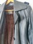Кожено манто, от телешки бокс, с топла подплата, снимка 2