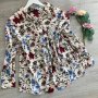 Дамска риза Zara с принт на цветя овърсайз, oversized флорална Зара oversize р. S/M/L, снимка 6