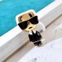 Брошка с KARL LAGERFELD, значка, снимка 1