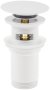 Бял Клик-Клак клапан за Мивка или Биде - Универсален, снимка 1 - Други - 43701171