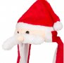 Коледна шапка Дядо Коледа, Движеща се, Червена