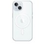 Прозрачен Силиконов MagSafe Кейс за Apple iPhone 15 