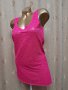 М Наситено розова, еластична рокля на фигури , снимка 7